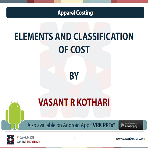 ElementClassificationofCost